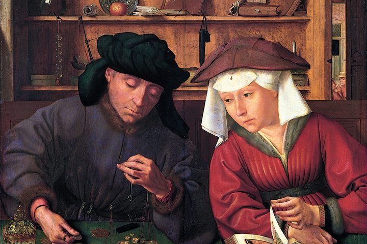 Quentin Massys, The Moneylender and His Wife, 1514