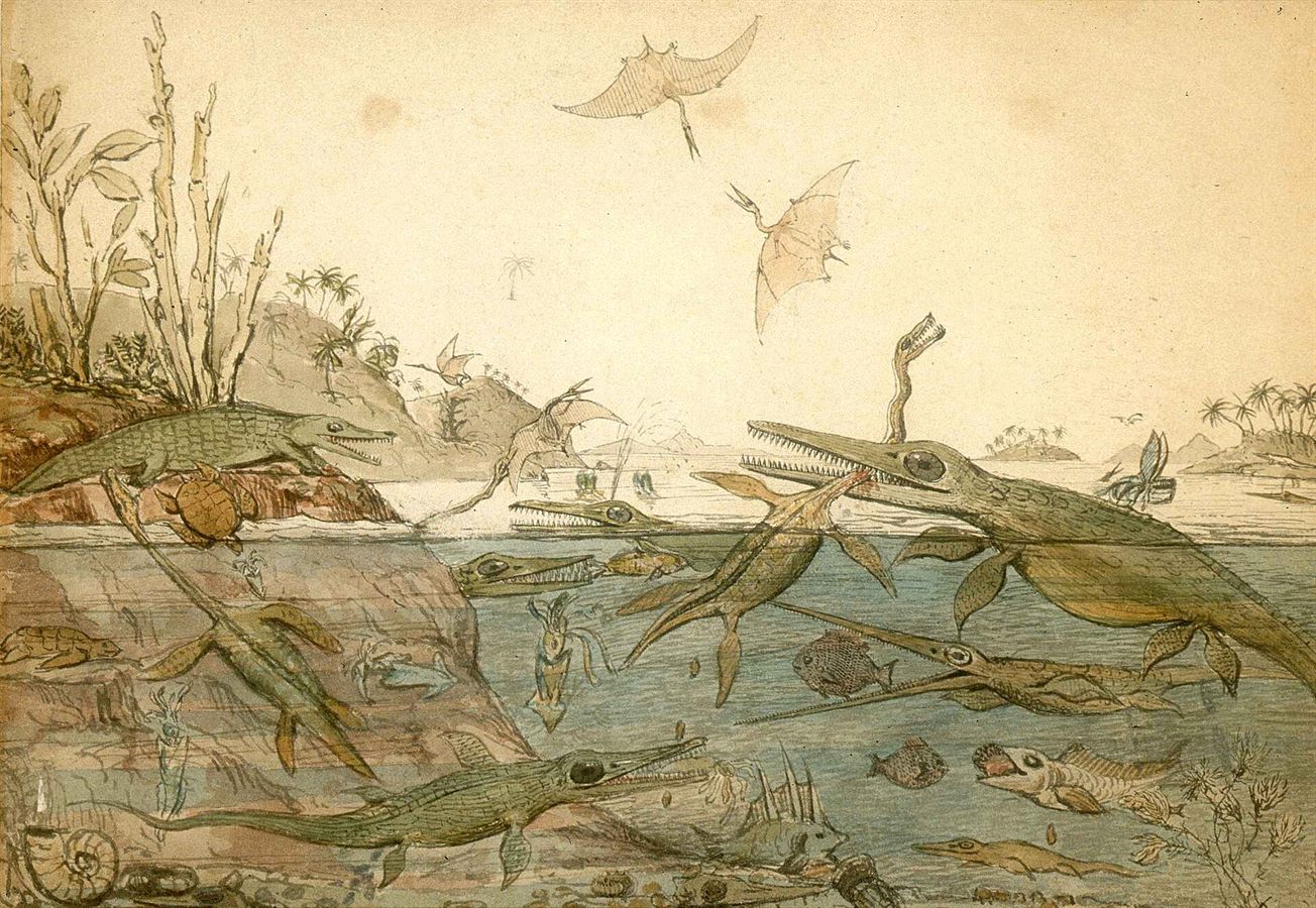 Henry De la Beche, Duria Antiquior — A More Ancient Dorset, 1830
