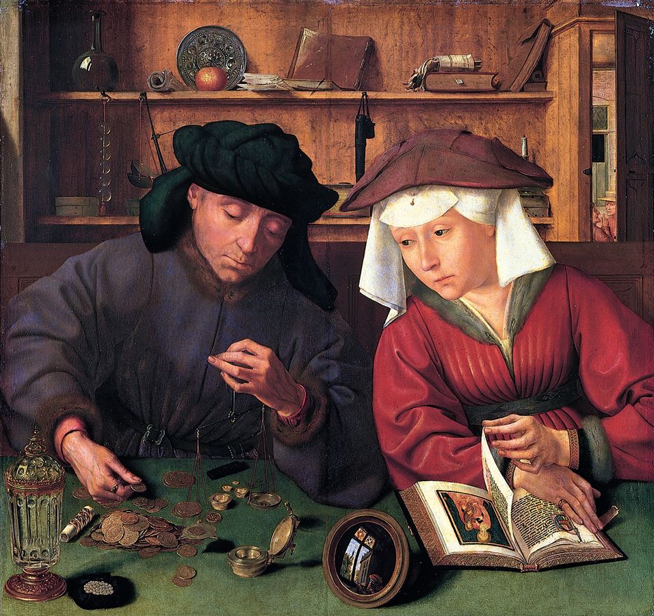 Quentin Massys, The Moneylender and His Wife, 1514