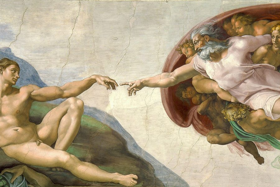 Michelangelo, The Creation of Adam, about 1512