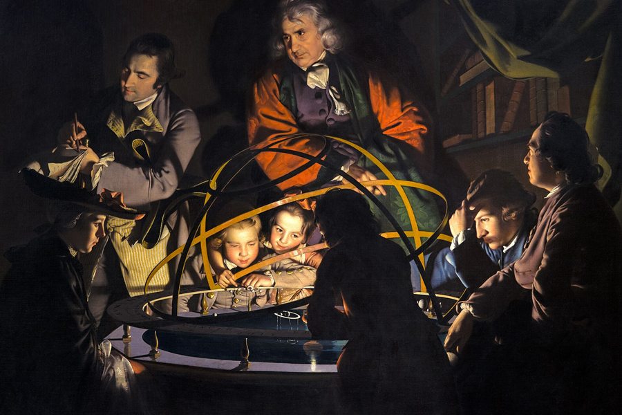 Joseph Wright of Derby, A Philosopher Lecturing on the Orrery, 1766