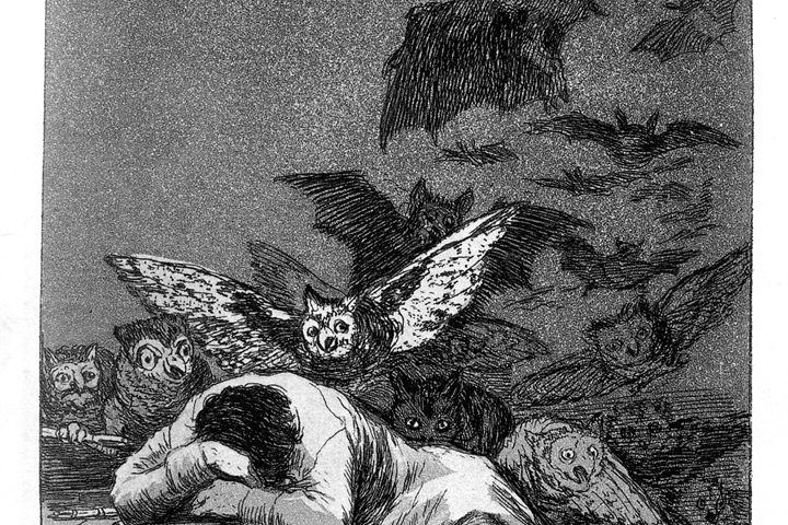 Francisco Goya, The Sleep of Reason Produces Monsters (Caprichos 43), 1799