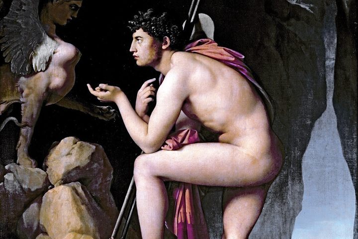 Jean-Auguste-Dominique Ingres, Oedipus and the Sphinx, 1808