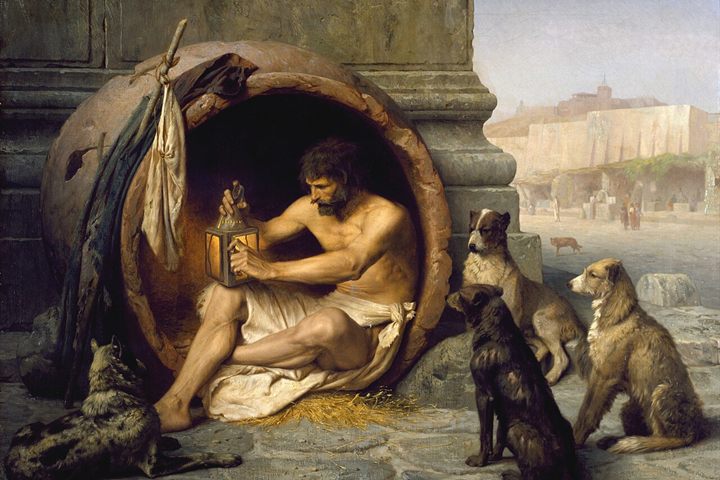 Jean-Léon Gérôme, Diogenes, 1860