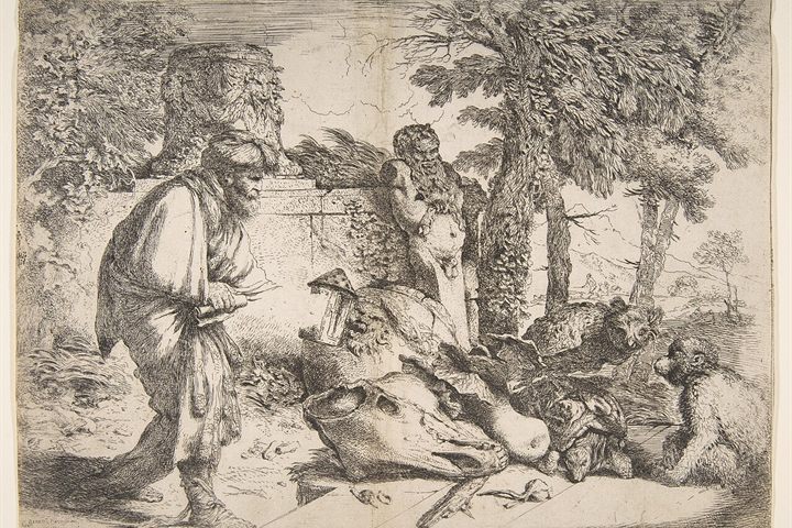 Jacob Jordaens, Diogenes Searching for an Honest Man