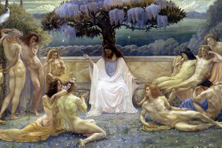 Jean Delville, The School of Plato, 1898