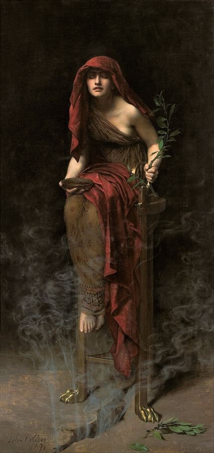 John Collier, Priestess of Delphi, 1891