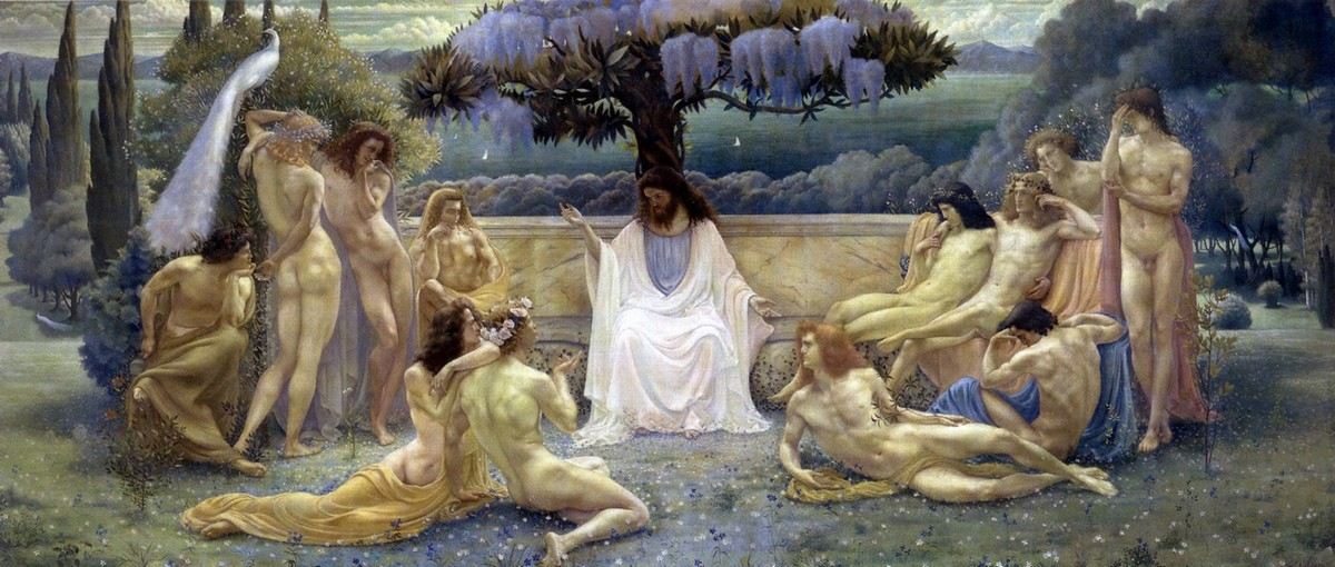 Jean Delville, The School of Plato, 1898